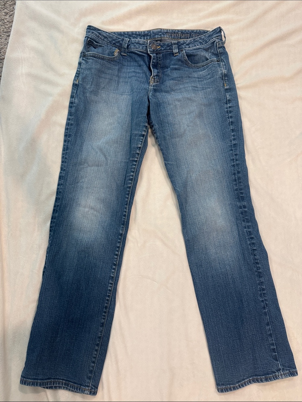 GAP Women's Premium Curvy Straight Jeans